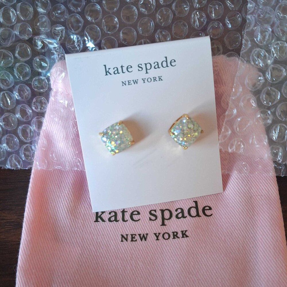 Kate Spade Mini Small Square Stud Earrings